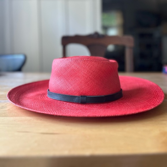 Genuine Panama red hat - Picture 9 of 10